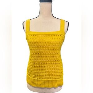 Sonoma Crochet Sweater Tank Size XL